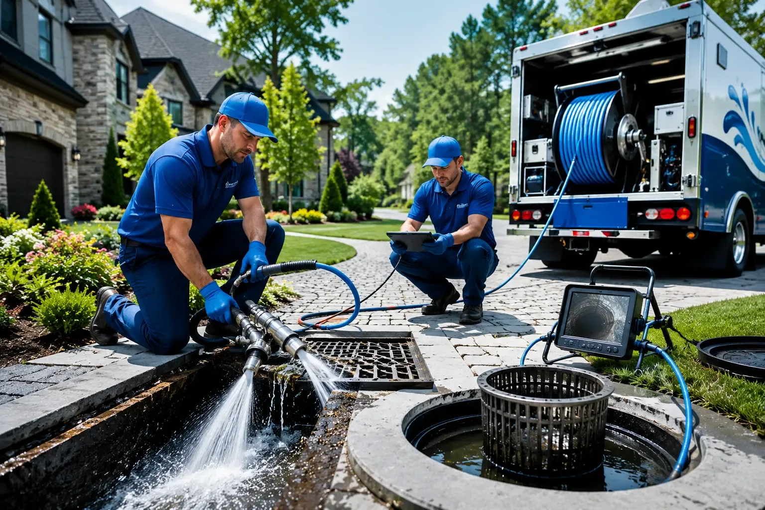 Local outdoor drain cleaning professionals in Manilla, IN